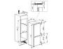 R�frig�rateur cong�lateur encastrable WHIRLPOOL ART487/A+