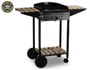 Accessoire barbecue FORGE ADOUR Chariot acier et bois CHIB450