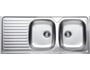 Evier inox GLEM GL216IXD
