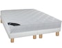 Ensemble 2 personnes SEALY Lit SALOME 200 pied naturel