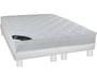 Ensemble 2 personnes SEALY Lit SALOME 200 pied blanc