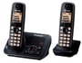 T�l�phone sans fil PANASONIC KX-TG6622FRB Duo Noir