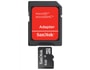 Carte m�moire  4 Go SANDISK Micro SD 4 Go + adaptateur SD