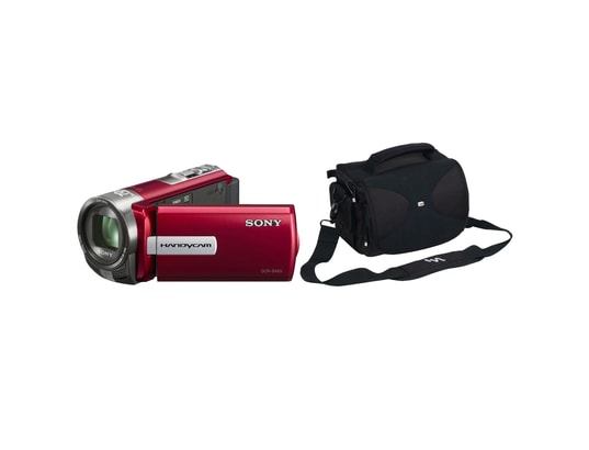 Cam�scope carte m�moire SONY DCR-SX65E rouge + MLDCXSHOTXL