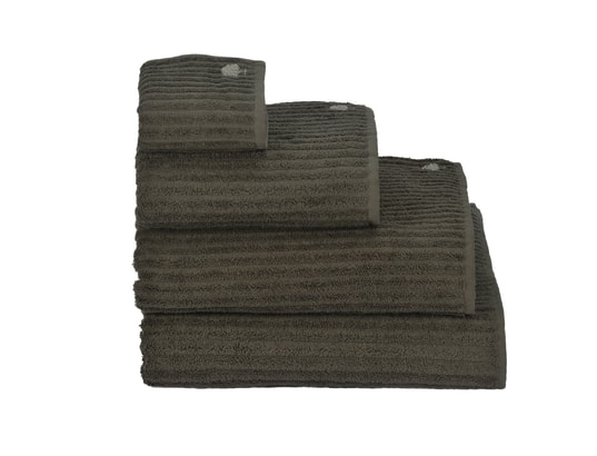 Ensemble linge de bain  GREENCONSCIENCE LUXE LOFT ANTRACITE