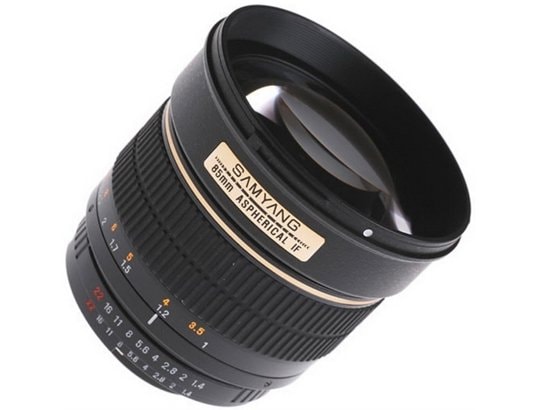Objectif Reflex SAMYANG 85mm f/1.4 pour Canon