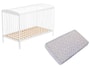 Lit b�b� ATELIERS T4 LIT BENJAMIN BLANC + MATELAS