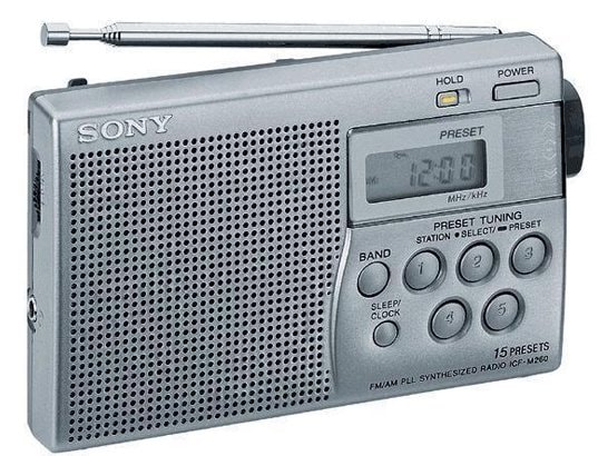 Radio FM SONY ICF-M260L