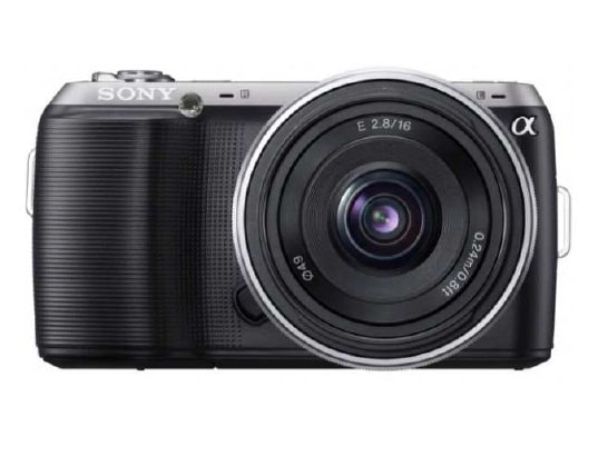 Appareil photo � objectif interchangeable SONY NEX-C3 noir + objectif 16mm