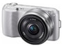 Appareil photo � objectif interchangeable SONY NEX-C3 argent + objectif 16mm