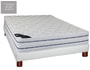 Ensemble 2 personnes SEALY Lit LEGEND R 160 pied merisier