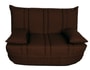 Canap� lit FHD EVIE 160 marron