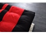 Lit mezzanine LIGNE UBALDI ZINO  NOIR/ROUGE
