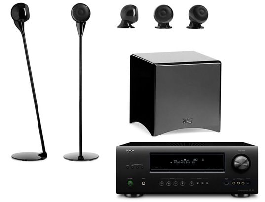 Ensemble home cin�ma DENON AVR1612 + Cabasse Eole 2 Noir