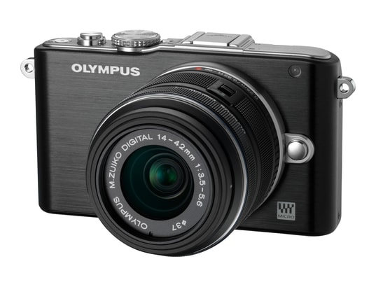 Appareil photo � objectif interchangeable OLYMPUS Pen E-PL3 noir + 14-42mm