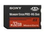 Carte m�moire 32 Go SONY Memory Stick Pro-HG Duo 32 Go