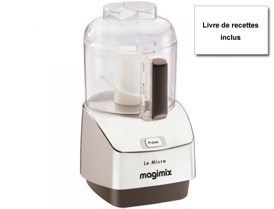 Hachoir MAGIMIX 18110F Le Micro Chrome Mat