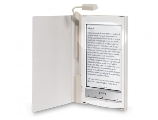 Housse lecteur ebook SONY PRSA-CL10W blanche avec liseuse