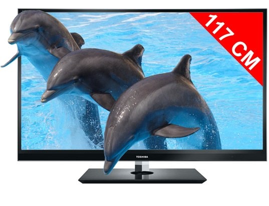 T�l�viseur LED 117 cm Full HD 3D TOSHIBA 46WL863 + Pirate des Caraibes 3D