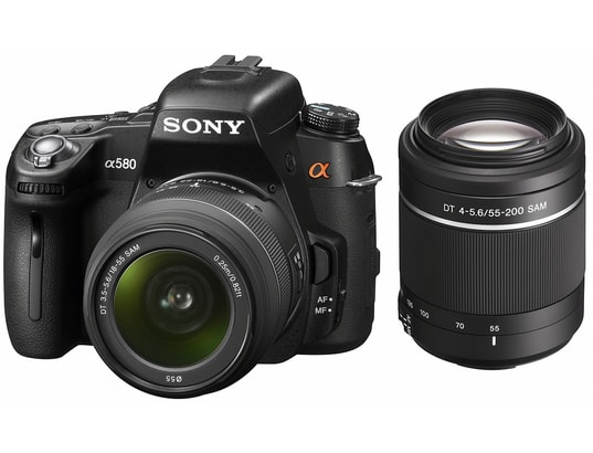 Appareil photo num�rique reflex SONY Alpha 580 +18-55 + 55-200mm (DSLR-A580)