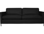 Canap� tissu HDC VERONE 3 places noir