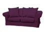 Canap� tissu HDC SUSIE 2 places aubergine