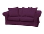 Canap� tissu HDC SUSIE 3 places aubergine