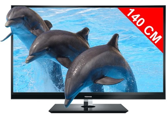 T�l�viseur LED 140 cm Full HD 3D  TOSHIBA 55WL863F