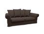 Canap� tissu HDC SUSIE 3 places chocolat