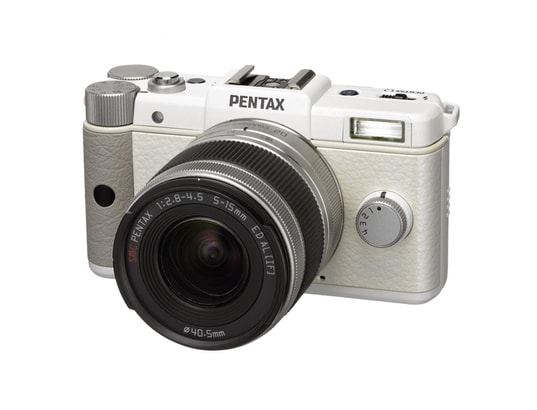 Appareil photo � objectif interchangeable PENTAX Q blanc + 5-15mm f/2,8-4,5