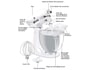 Robot culinaire KITCHENAID Artisan 5KSM150PSEBY