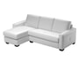 Canap� cuir BRIANFORM FIRENZE angle gauche blanc