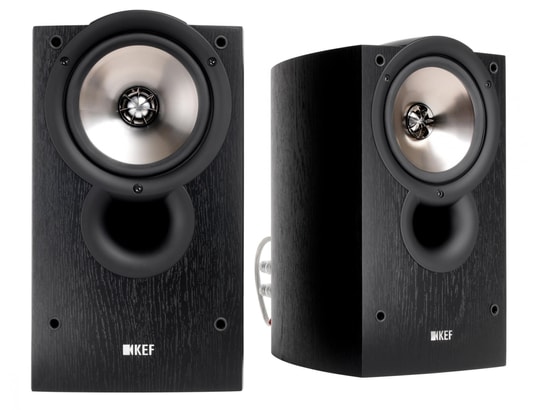 Enceinte biblioth�que KEF IQ10 Noire (la paire)