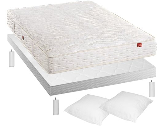 Ensemble 2 personnes EPEDA Arietta 140 +Sommier Genima