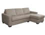 Canap� cuir BRIANFORM FIRENZE angle droit gris taupe