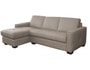 Canap� cuir BRIANFORM FIRENZE angle gauche gris taupe