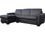 Canap� cuir BRIANFORM FIRENZE angle gauche noir