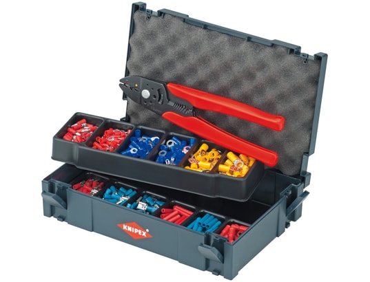 Outil de sertissage KNIPEX Assortiment de sertissage 97 90 01