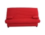 Canap� lit FHD PHIL 130 rouge