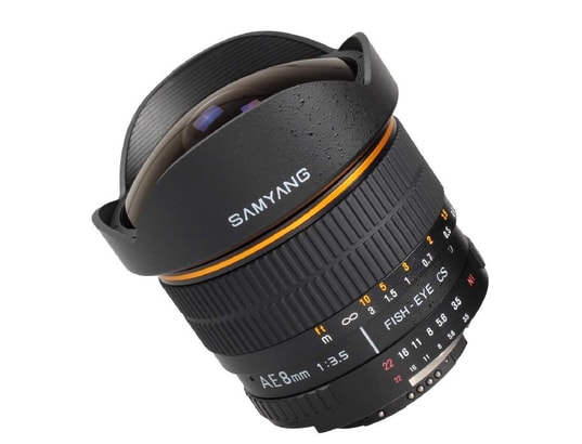Objectif Reflex SAMYANG Fisheye 8 mm F3.5 AE pour Nikon