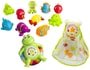 Jouet de bain BADABULLE Rigolo splash + filet + thermometre