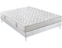 Ensemble 2 personnes PLS Lit LAVEN 140 x 190 pied blanc