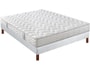 Ensemble 2 personnes PLS Lit LAVEN 140 x 190 pied merisier