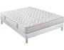 Ensemble 1 personne PLS Lit LAVEN 90 x 190 pied naturel