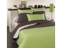 Parure de lit housse de couette HACOT et COLOMBIER Verde 240x220 lit 160 + taies 50