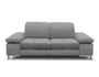 Canap� tissu LIGNE UBALDI OAKLAND 2 places gris
