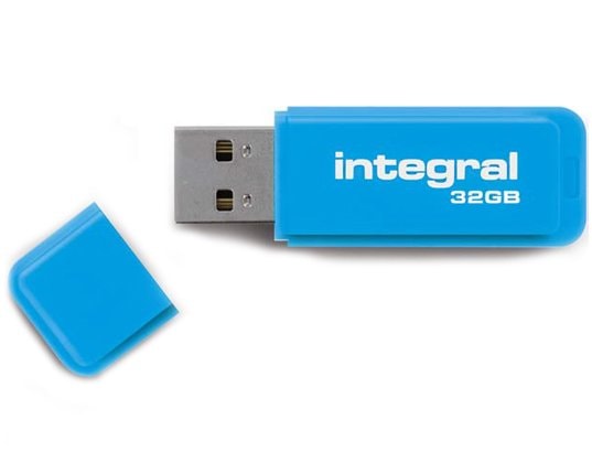 Cl� USB INTEGRAL Neon Drive Bleu 32 Go