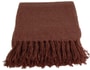 Plaid MOLTEX SHETLAND 130x150 cm marron