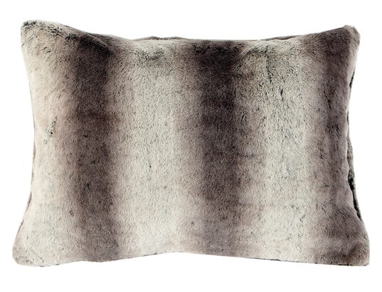 Coussin MOLTEX ARGENTO rectangle fourrure