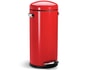 Poubelle � p�dale SIMPLEHUMAN retro 30L rouge CW1262